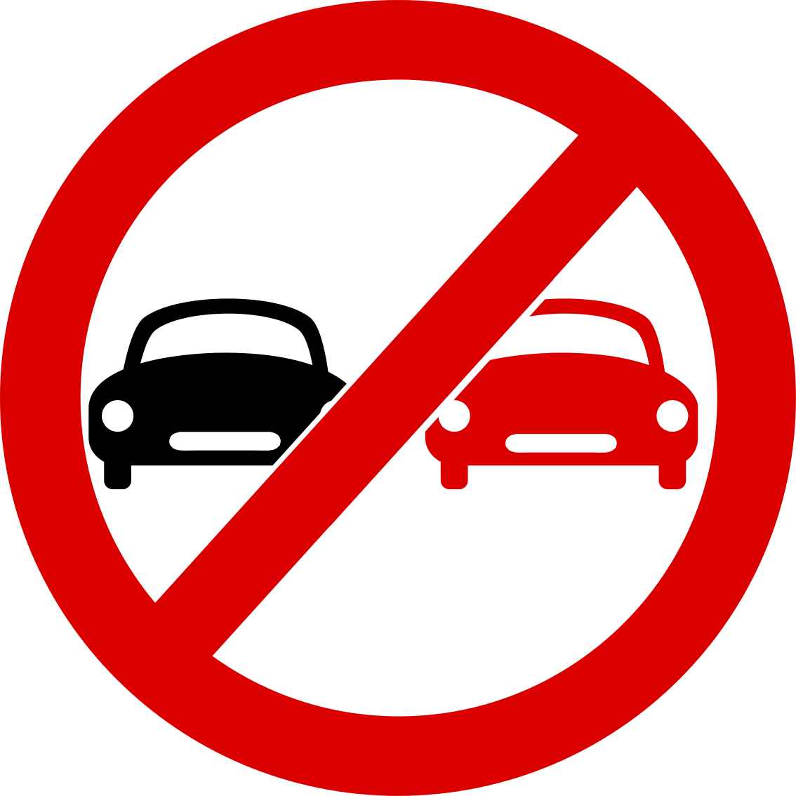 No overtaking